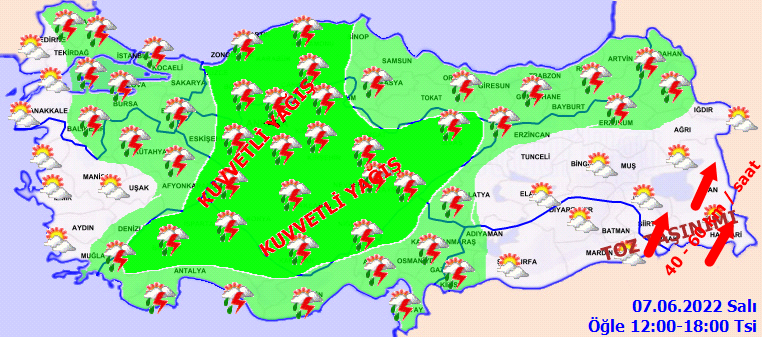 Meteoroloji'den İstanbul dahil 60 ile 'kuvvetli sağanak' uyarısı! 7