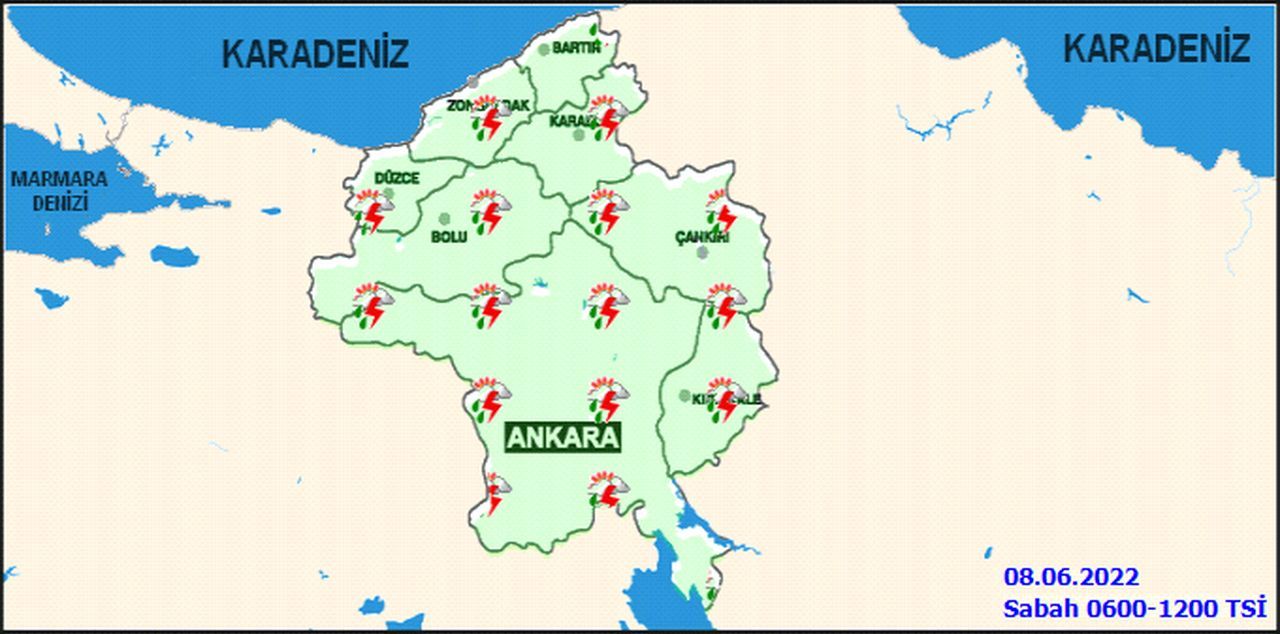 Ankara Valiliği uyardı! Kuvvetli sağanak yağışa dikkat 3