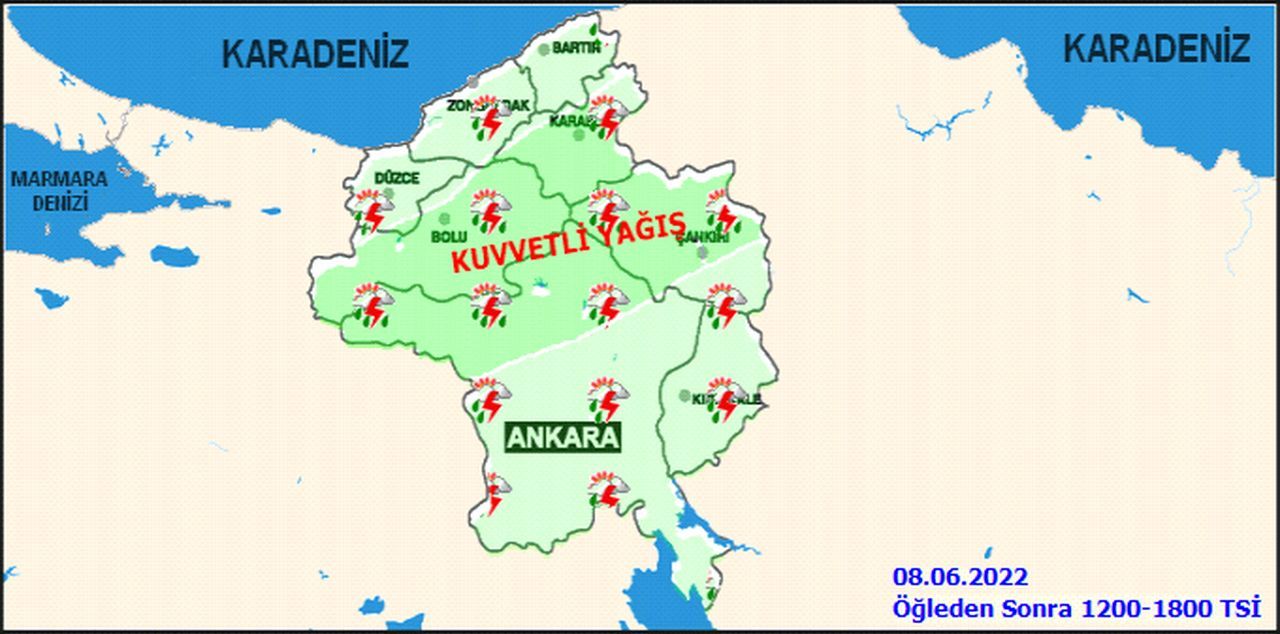 Ankara Valiliği uyardı! Kuvvetli sağanak yağışa dikkat 4