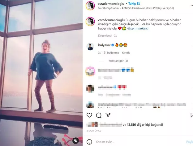 Esra Dermancıoğlu'nun külotlu çoraplı dansı olay oldu! 4