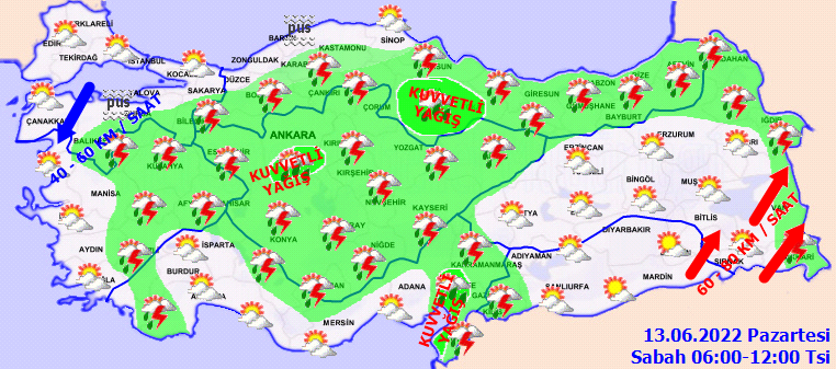 42 il için alarm verildi: Meteoroloji'den uyarı üstüne uyarı! Günlerce sürecek... 7