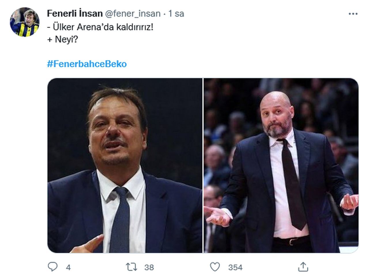 Fenerbahçe taraftarı, Ergin Ataman'ı kendi sözleriyle vurdu 5