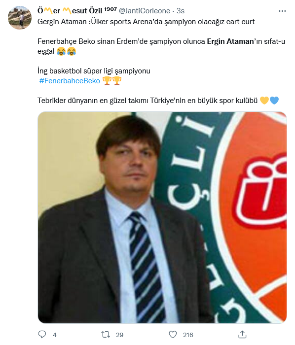 Fenerbahçe taraftarı, Ergin Ataman'ı kendi sözleriyle vurdu 11