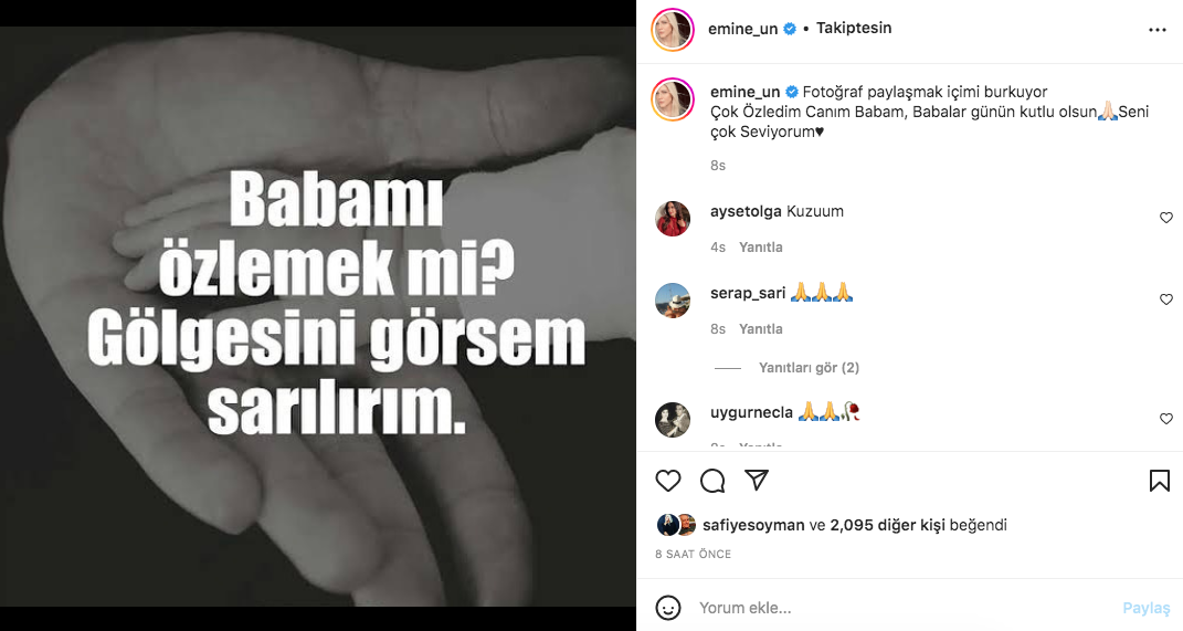 Ünlü isimlerden Babalar Günü paylaşımları (19 Haziran 2022) 50