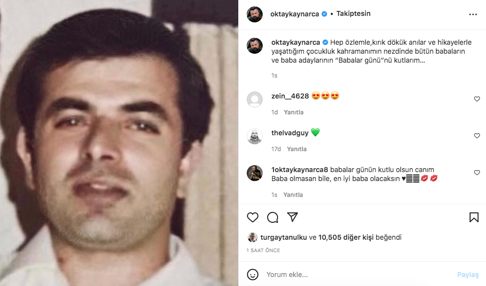 Ünlü isimlerden Babalar Günü paylaşımları (19 Haziran 2022) 53