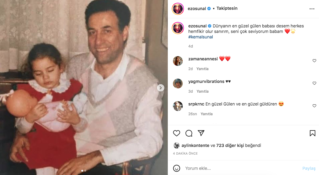 Ünlü isimlerden Babalar Günü paylaşımları (19 Haziran 2022) 38