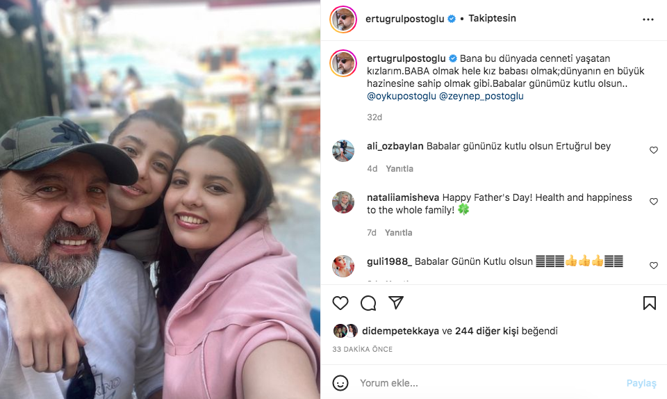 Ünlü isimlerden Babalar Günü paylaşımları (19 Haziran 2022) 57