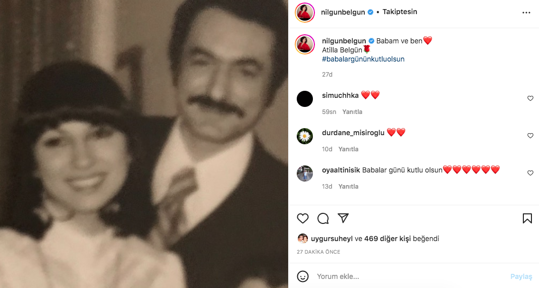Ünlü isimlerden Babalar Günü paylaşımları (19 Haziran 2022) 34