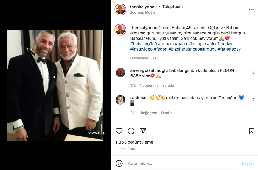 Ünlü isimlerden Babalar Günü paylaşımları (19 Haziran 2022) 44