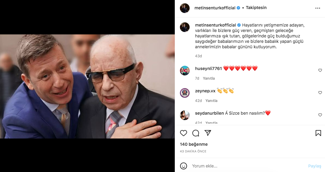 Ünlü isimlerden Babalar Günü paylaşımları (19 Haziran 2022) 15