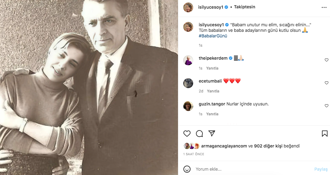 Ünlü isimlerden Babalar Günü paylaşımları (19 Haziran 2022) 19