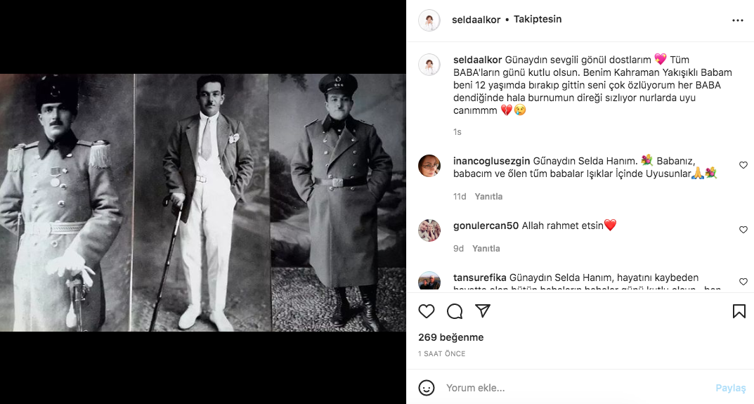 Ünlü isimlerden Babalar Günü paylaşımları (19 Haziran 2022) 22