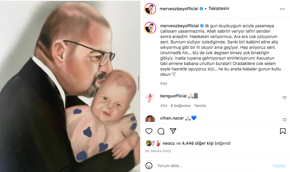 Ünlü isimlerden Babalar Günü paylaşımları (19 Haziran 2022) 27