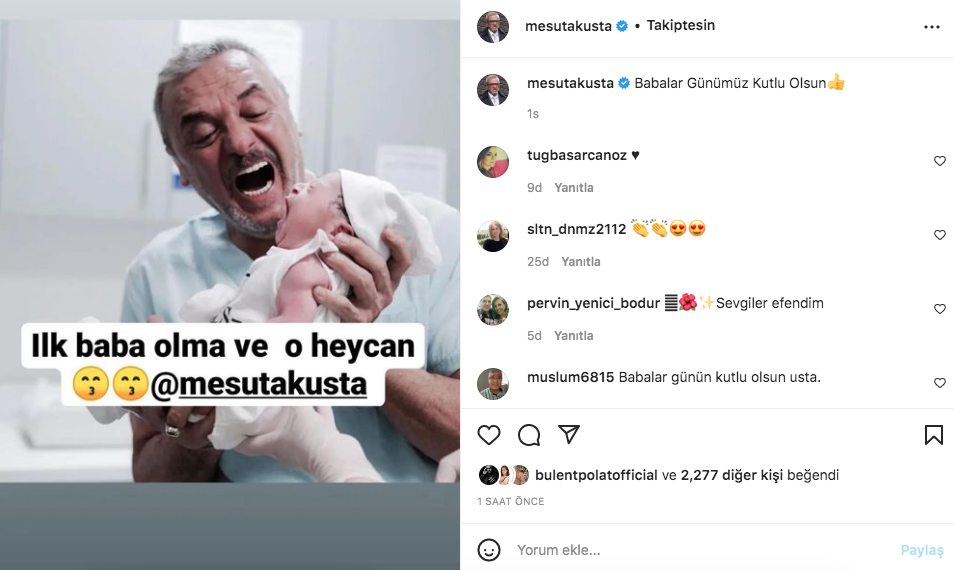 Ünlü isimlerden Babalar Günü paylaşımları (19 Haziran 2022) 26