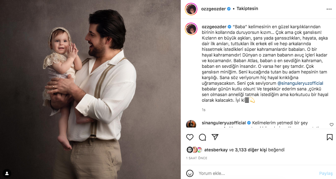 Ünlü isimlerden Babalar Günü paylaşımları (19 Haziran 2022) 18