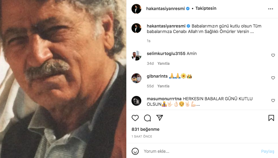 Ünlü isimlerden Babalar Günü paylaşımları (19 Haziran 2022) 13