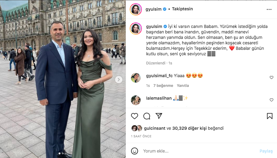 Ünlü isimlerden Babalar Günü paylaşımları (19 Haziran 2022) 58