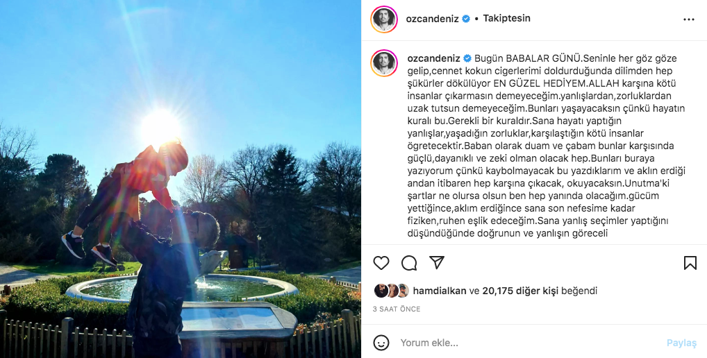 Ünlü isimlerden Babalar Günü paylaşımları (19 Haziran 2022) 2