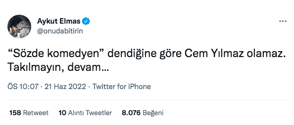 Devlet Bahçeli'nin hedef aldığı Cem Yılmaz'a ünlü isimlerden destek 6