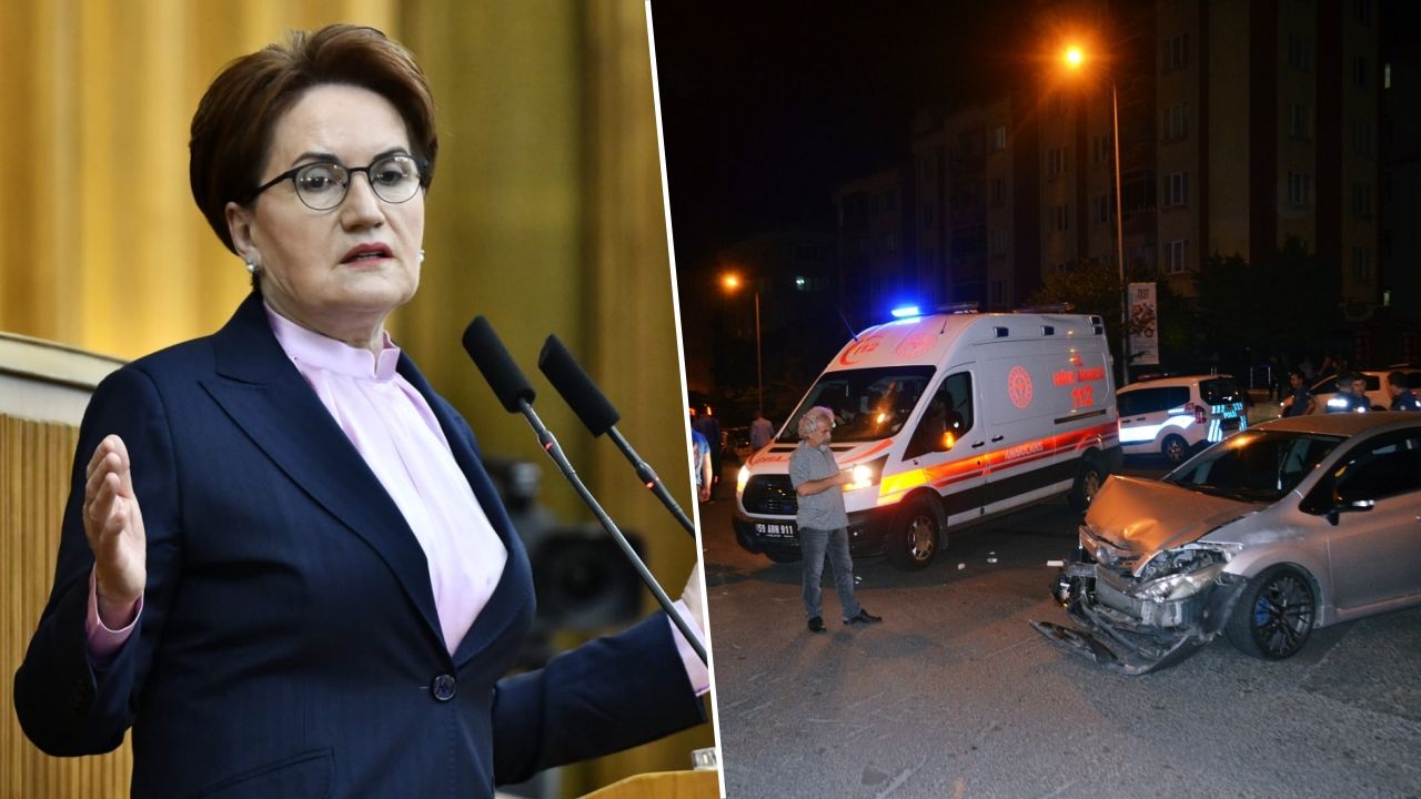 Akşener'in programından dönüyorlardı... İYİ Partilileri taşıyan minibüs devrildi! Yaralı var... 1