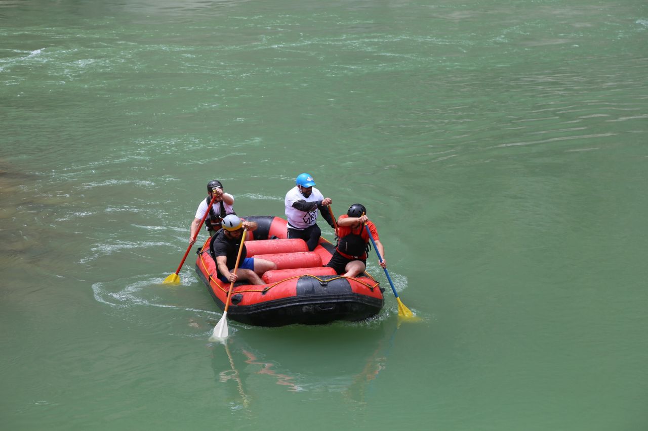Çoruh Nehri'nde rafting heyecanı! 6