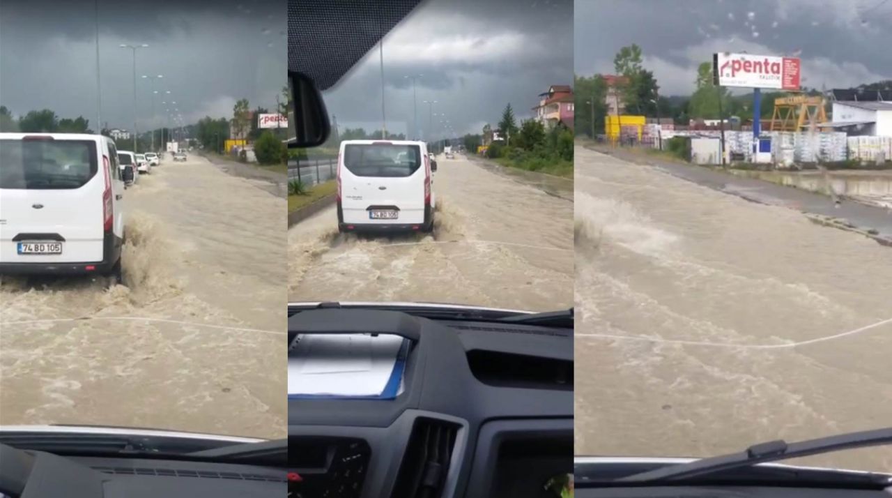 Bartın'da sağanak yağış ve hortum hayatı felç etti 4