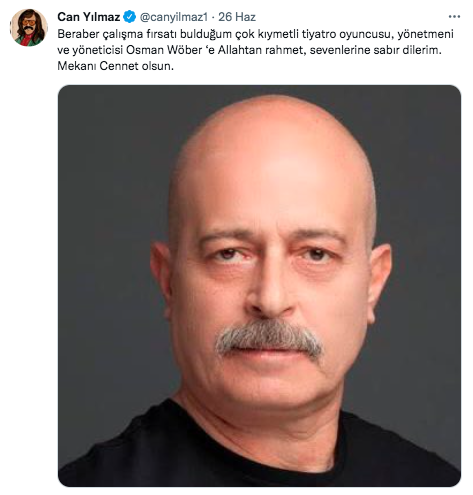 Osman Wöber'in vefatı sanat camiasını yasa boğdu! Ünlüler üzüntülerini bu sözlerle dile getirdiler... 6
