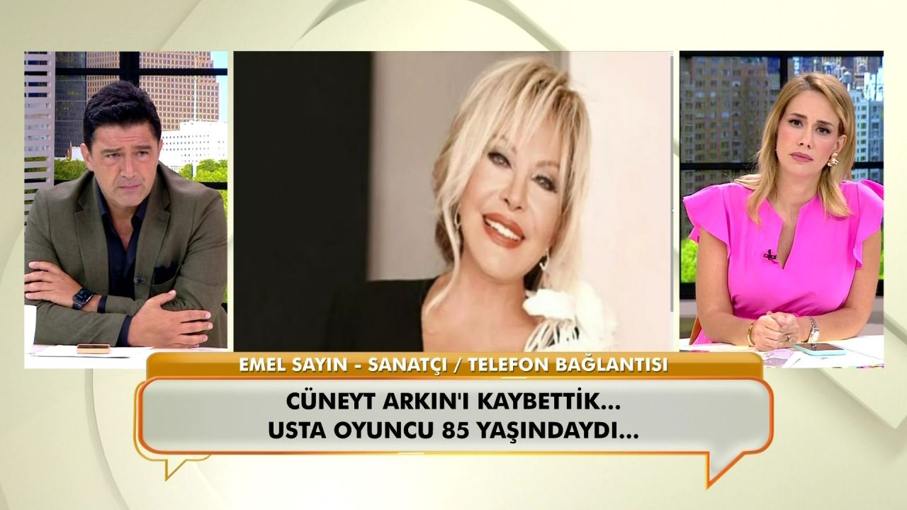 Cüneyt Arkın'ın vefatının ardından Emel Sayın hıçkırıklara boğuldu 3