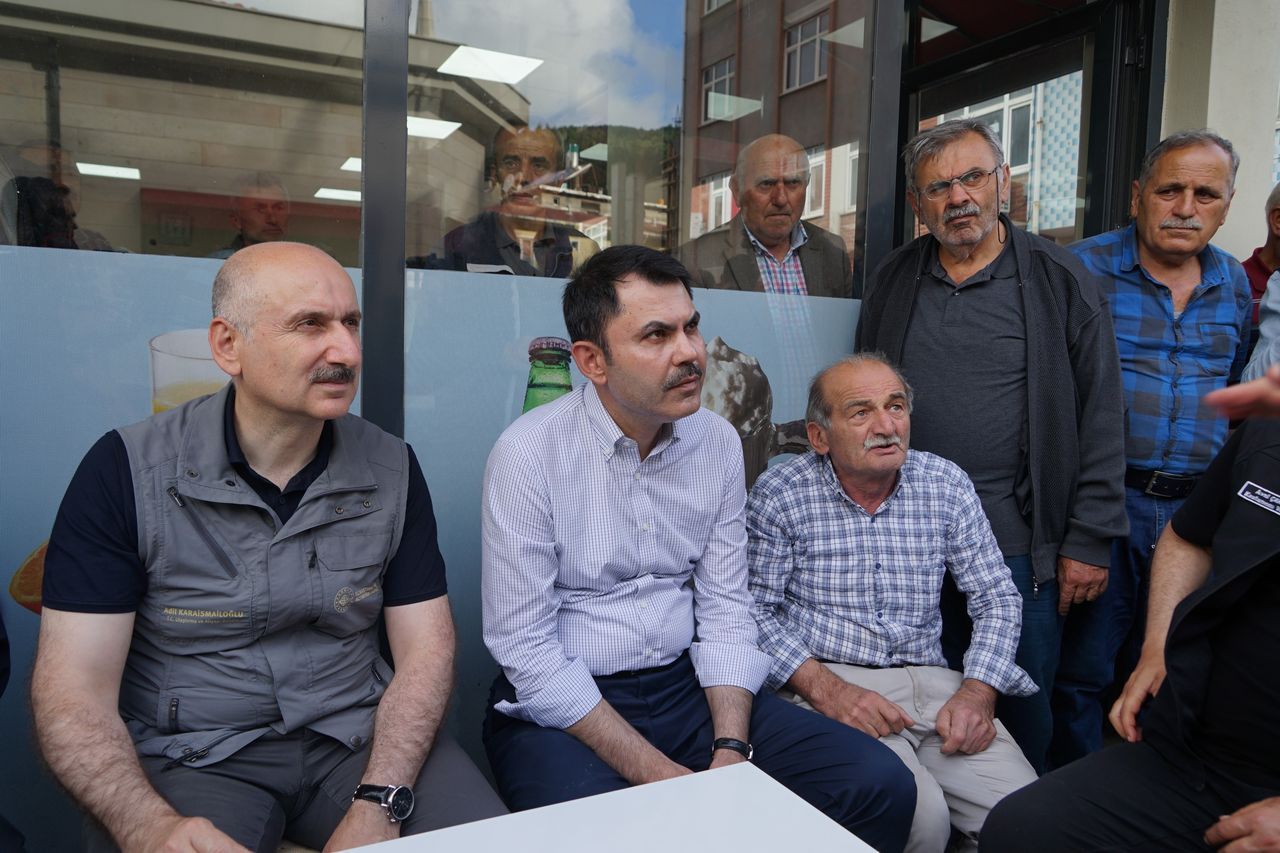 Bakan Kurum ve Bakan Karaismailoğlu, Bozkurt’ta çalışmaları yerinde inceledi 10