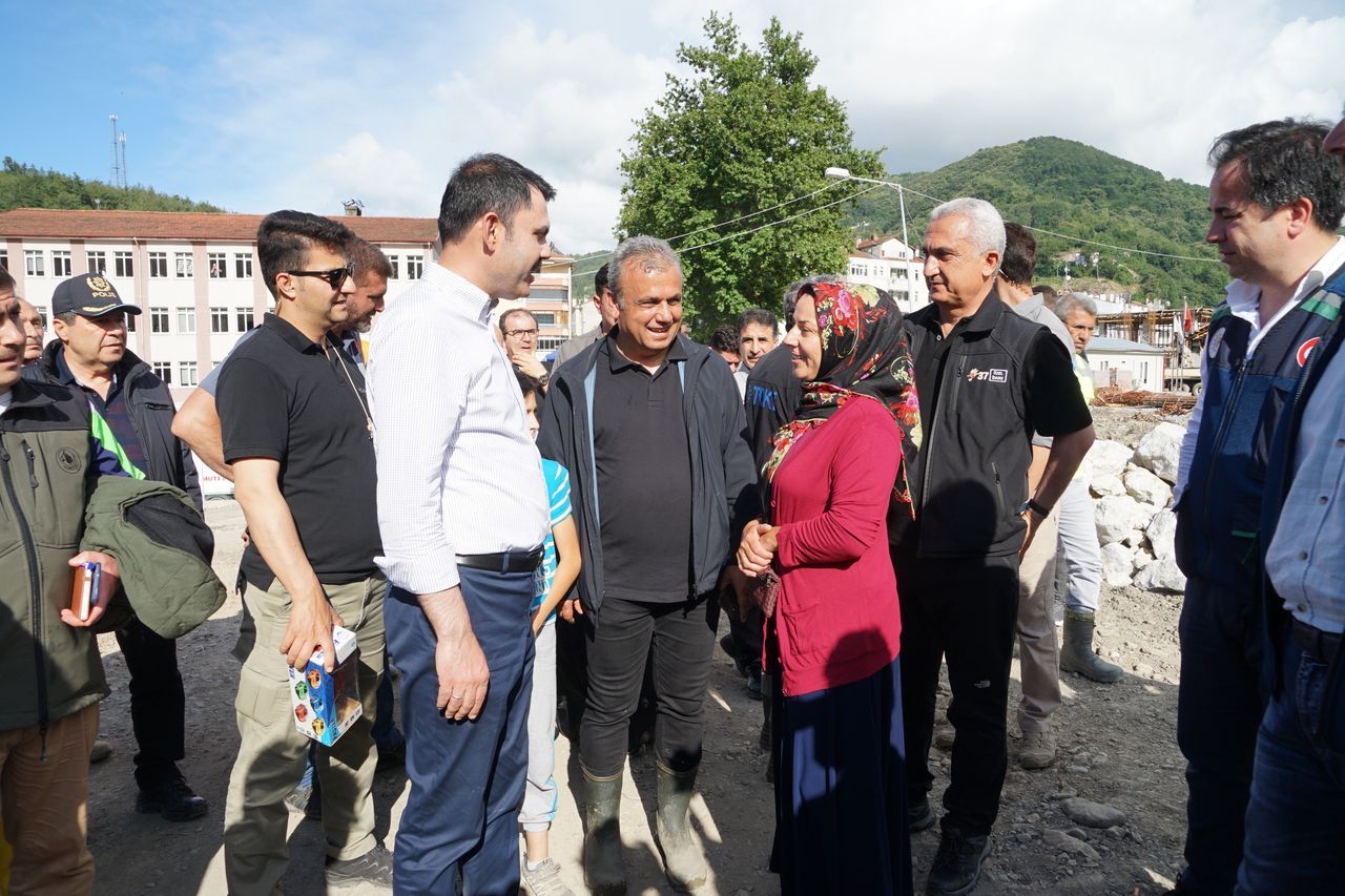 Bakan Kurum ve Bakan Karaismailoğlu, Bozkurt’ta çalışmaları yerinde inceledi 14