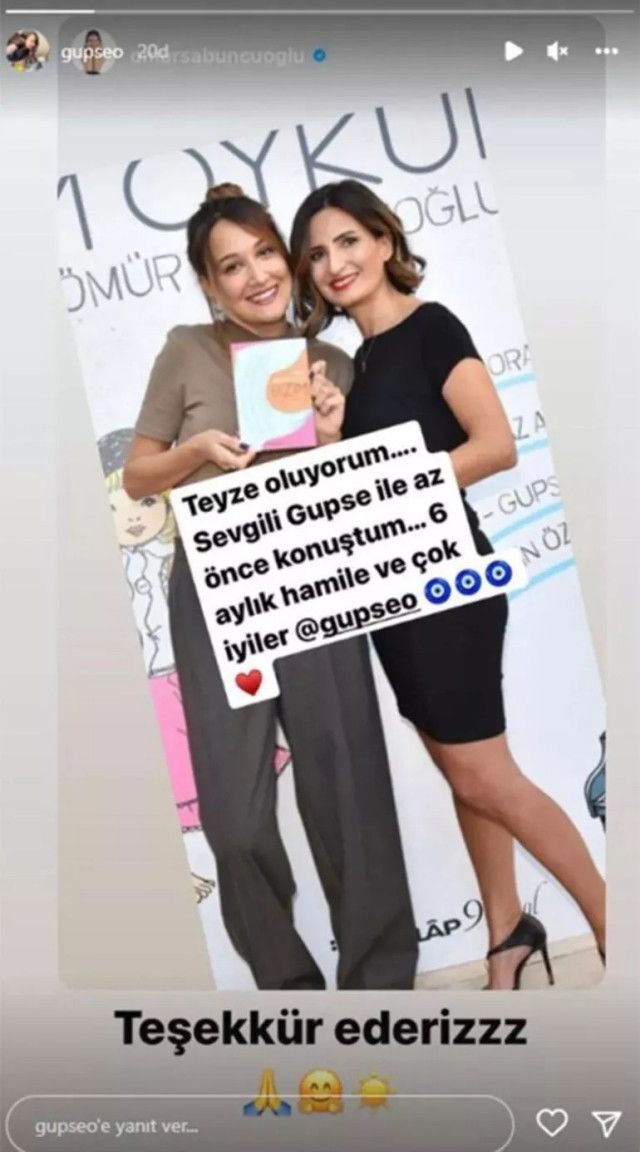 Gupse Özay belirginleşen karnıyla ilk pozunu verdi 2