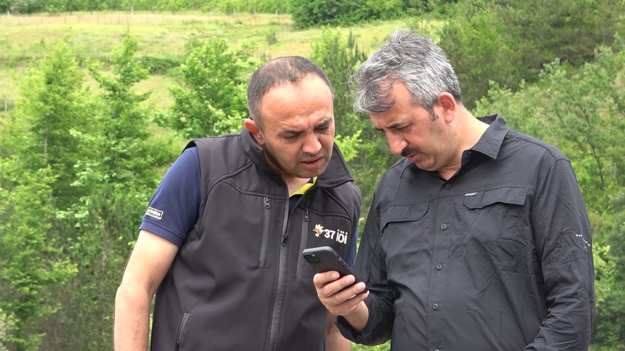 Kastamonu'da selden zarar gören köprü ve yollar dron ile havadan görüntülendi 7