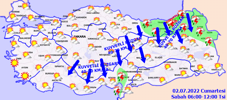 Hafta sonu için plan yapanlara kötü haber: Kuvvetli rüzgar ve sağanak etkili olacak! 3