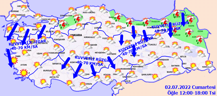 Hafta sonu için plan yapanlara kötü haber: Kuvvetli rüzgar ve sağanak etkili olacak! 4