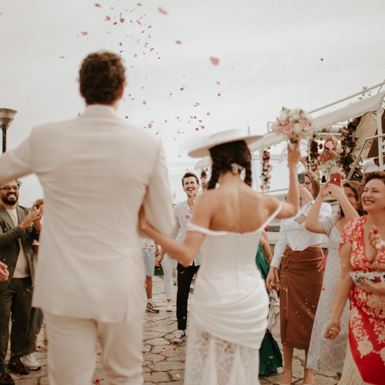 Cedi Osman ile Makedonya'da evlenen Ebru Şahin nikah töreninden fotoğraflarını yayınladı 6