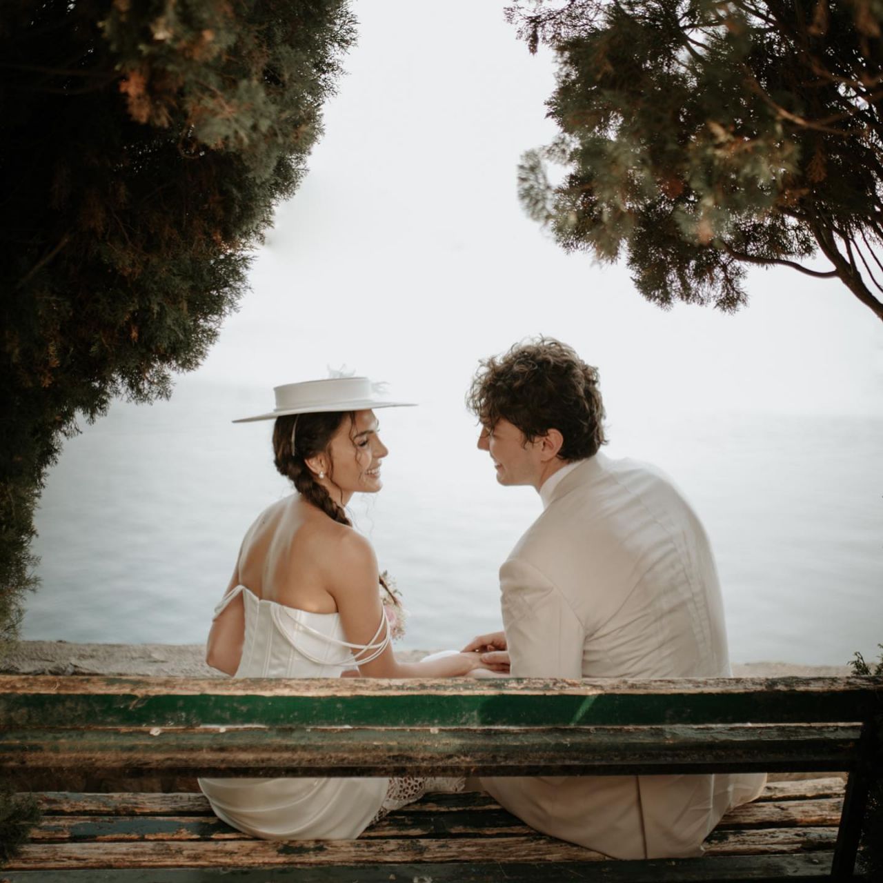 Cedi Osman ile Makedonya'da evlenen Ebru Şahin nikah töreninden fotoğraflarını yayınladı 9