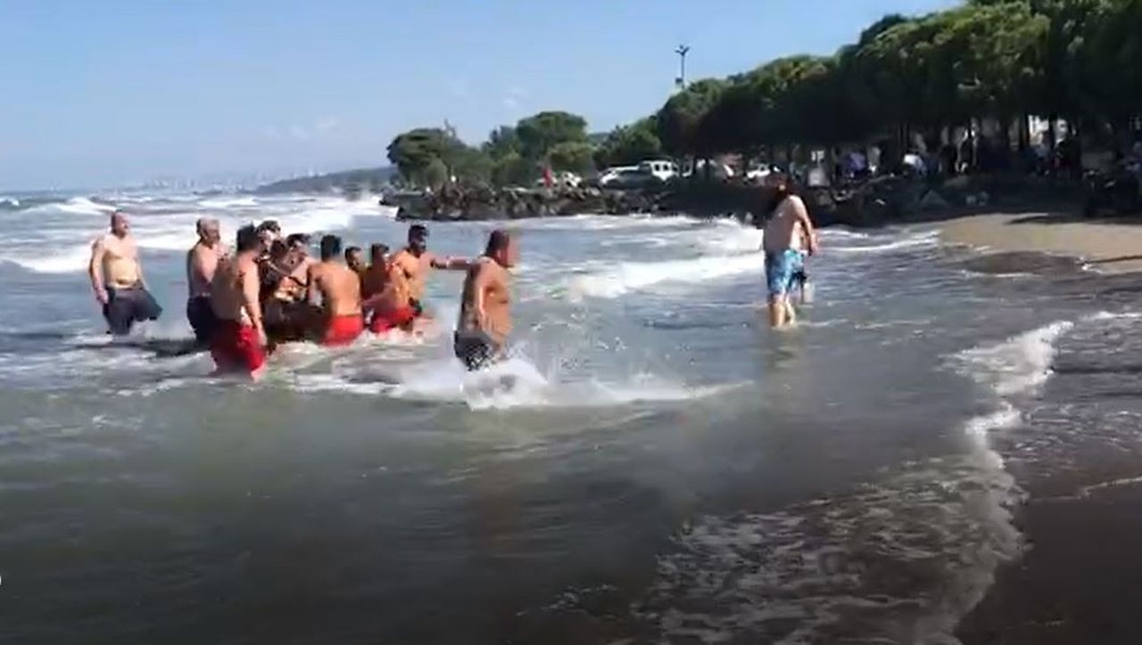 Samsun'da kızını kurtarmak isteyen baba boğuldu 2