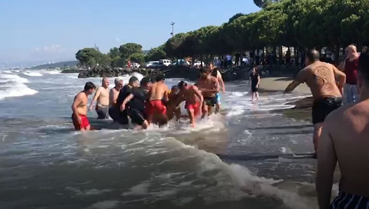 Samsun'da kızını kurtarmak isteyen baba boğuldu 3