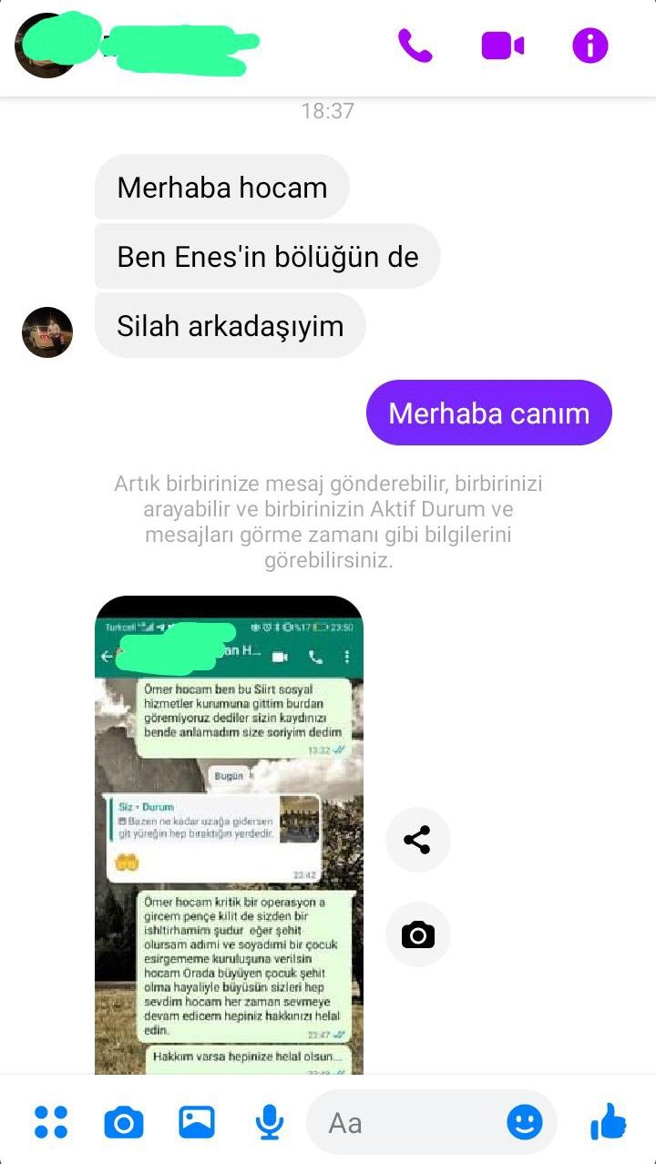 Pençe-Kilit bölgesinde şehit olan Enes Özgül'ün vasiyeti yürekleri dağladı 3