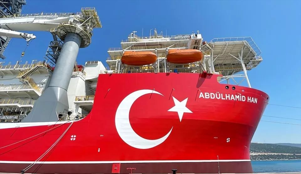 Türkiye'nin 4. sondaj gemisi: Abdülhamid Han'ın içi ilk kez görüntülendi! Özel logo tasarlandı... 1