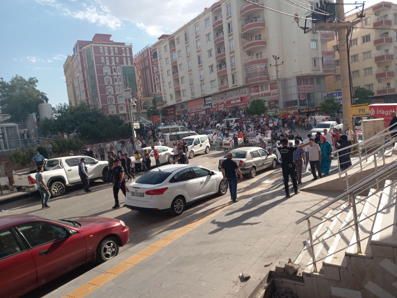 Mardin'de özel bir hastane de patlama meydana geldi 1