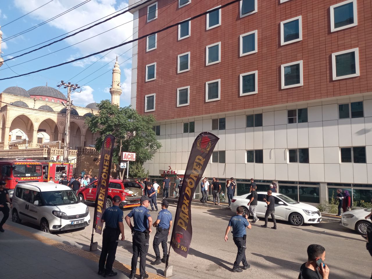 Mardin'de özel bir hastane de patlama meydana geldi 5