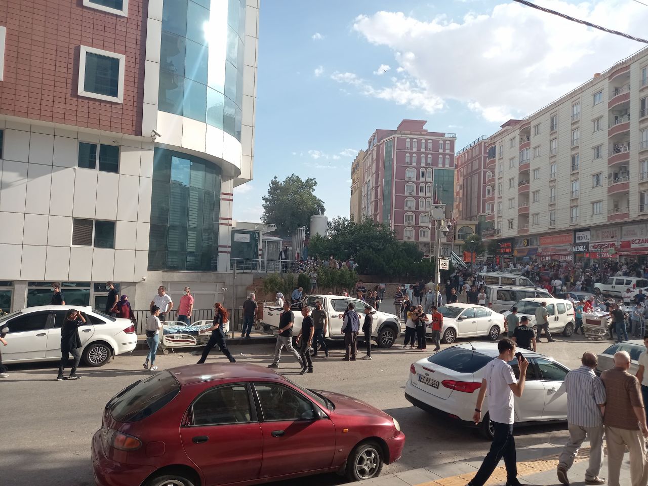 Mardin'de özel bir hastane de patlama meydana geldi 7
