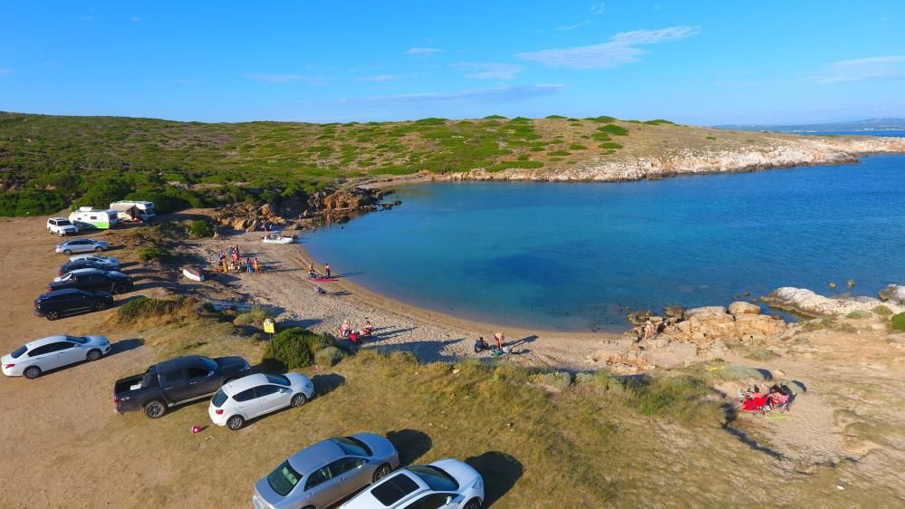 Tatil cenneti Bozcaada'da bayram tatili yoğunluğu yaşandı 2