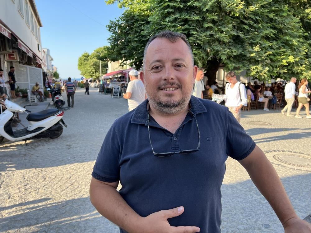 Tatil cenneti Bozcaada'da bayram tatili yoğunluğu yaşandı 3