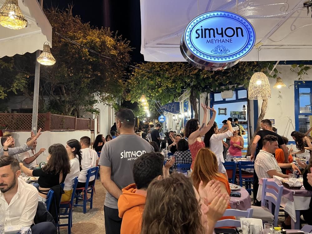 Tatil cenneti Bozcaada'da bayram tatili yoğunluğu yaşandı 8