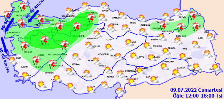 Meteoroloji İstanbul için saat verdi: Sağanak yağışa dikkat! 2