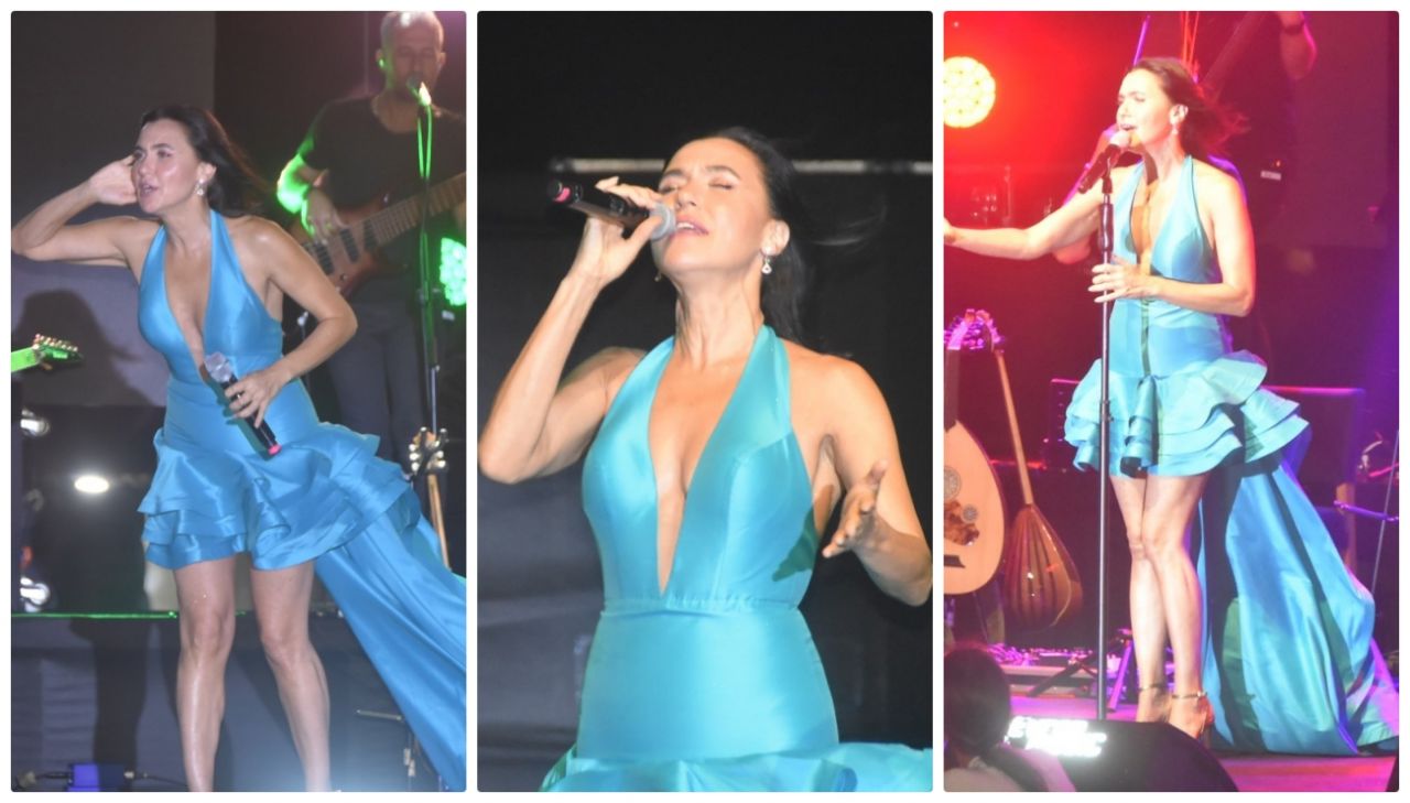 Ünlü şarkıcılar sahnede şıklık yarışına girdi... Hande Yener'in ilginç tarzı rüküş bulundu 7