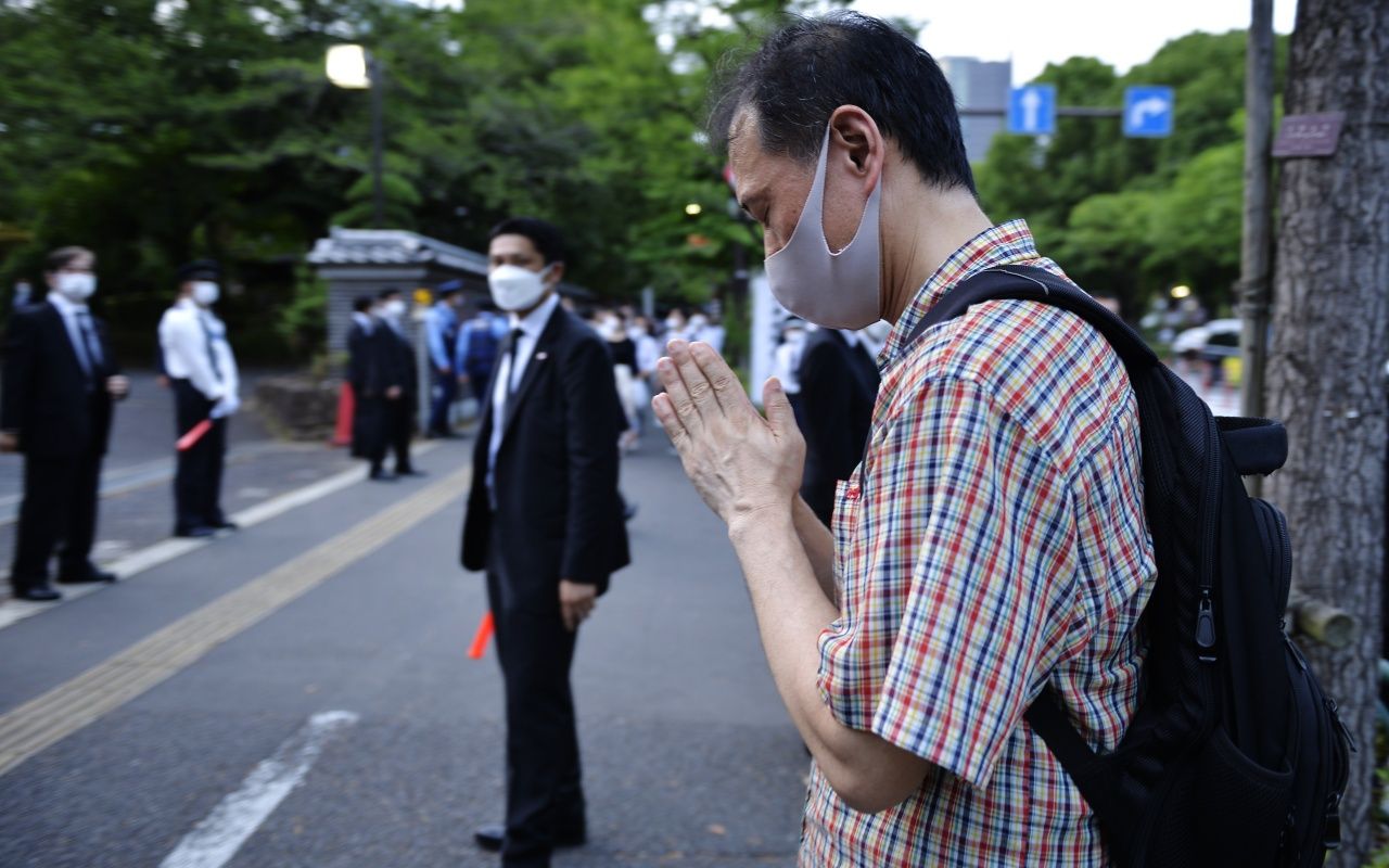 Suikasta uğrayan eski Japonya Başbakanı Abe Şinzo için cenaze töreni yapıldı 7