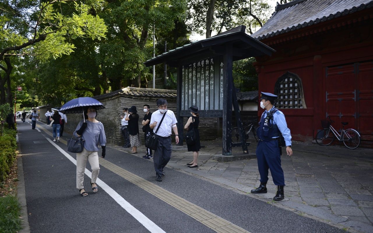 Suikasta uğrayan eski Japonya Başbakanı Abe Şinzo için cenaze töreni yapıldı 18